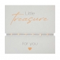 Preview: Armband LITTLE TREASURE - grau