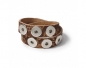 Preview: NOOSA Leder Armband doppelt, Tatu Natural