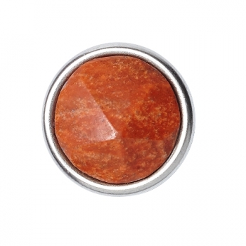 NOOSA Petite GEMSTONE FACETTED red jasper