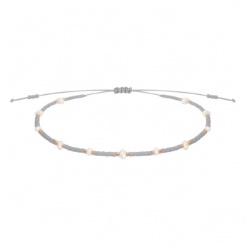 Preview: Armband LITTLE TREASURE - grau