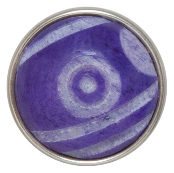 ONE EYED DZI - lila Knochen