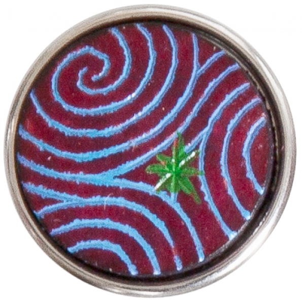 TRISPIRAL-violett/hellblau-Kürbisschale