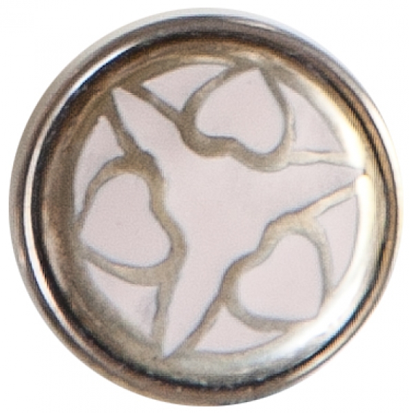 MON-pink-resin/white metal