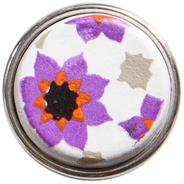 SOUK TILE-purple/white-ceramic