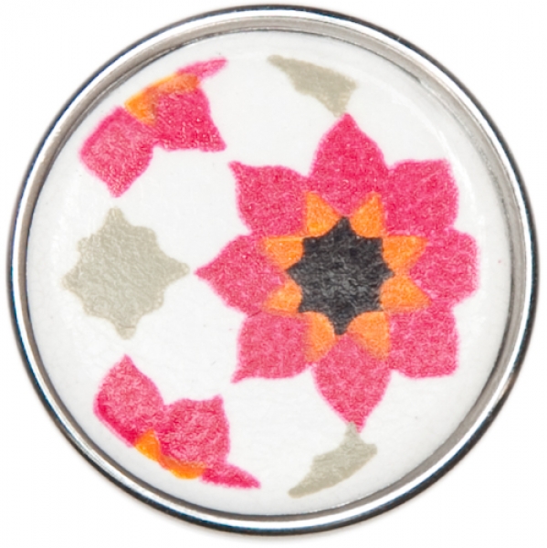 SOUK TILE-pink/white-ceramic