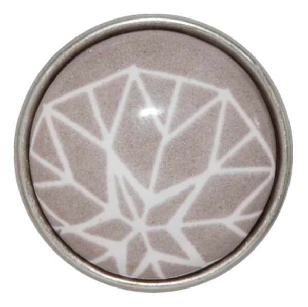 HIMALAYAN SNOW - purple/white ceramic