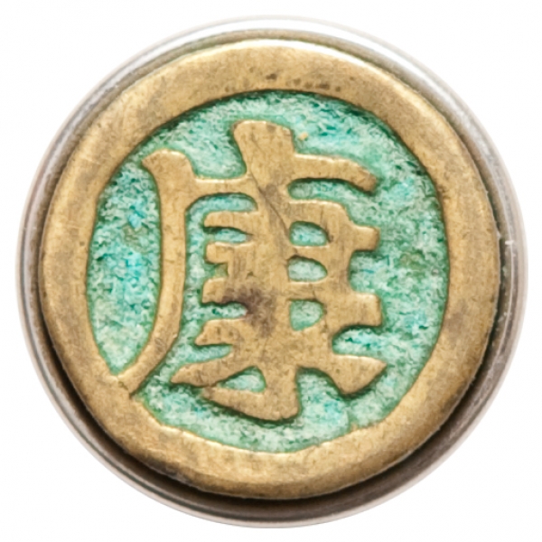 FIVE GOOD FORTUNES - brass/turquoise-brass