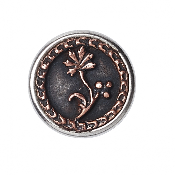 NOOSA Petite VICTORIAN BUTTON blueberry copper