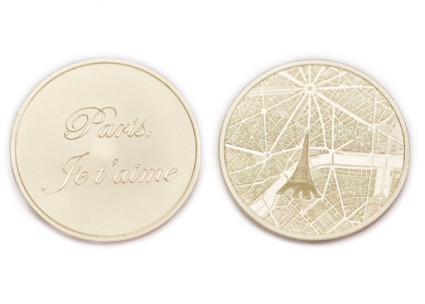 MiMoneda Paris, silverplated, L