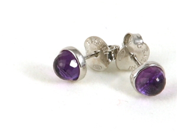 Raspini - Ohrstecker violett