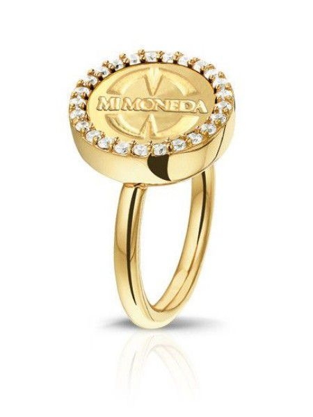 MiMoneda Ring Avo DELUXE silver gold-plated - size 56 / US: 7,5