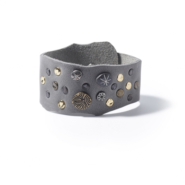 NOOSA Leather Bracelet NIVKH grey M